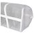 Louis Vuitton Clear Epi PVC Wavy Keepall Bandoulière 50 Bianco - vista 5
