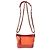 Piccola borsa hobo Gabrielle Chanel in pelle di vitello invecchiata chevron arancione e rossa Rosso - vista 2