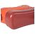 Piccola borsa hobo Gabrielle Chanel in pelle di vitello invecchiata chevron arancione e rossa Rosso - vista 7