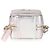 Clutch Chanel Coco Punk em pele de cordeiro metalizada matelassê com corrente Metálico - vista 5
