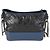 Chanel Black & Blue Quilted Aged Calfskin Large Gabrielle Hobo
