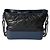 Chanel Black & Blue Quilted Aged Calfskin Large Gabrielle Hobo - view 4