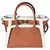 Louis Vuitton On My Side PM em couro de bezerro caramelo e shearling Marrom