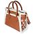 Louis Vuitton On My Side PM em couro de bezerro caramelo e shearling Marrom - vista 3