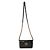 Chanel 19 Mini-Geldbeutel aus schwarzem gestepptem Lammleder mit Kette Chanel - Ansicht 7