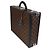 Valigetta Louis Vuitton Monogram Macassar President Marrone Nero - vista 3