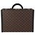 Valigetta Louis Vuitton Monogram Macassar President Marrone Nero - vista 4