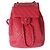 Zaino Chanel Red Quilted Calfskin Medium Covered CC Drawstring Rosa