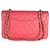 Timeless Borsa Chanel Dark Pink Quilted Caviar Medium Classic Double Flap Rosa - vista 2