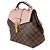 Zaino Louis Vuitton Magnolia Damier Ebene Canvas Clapton Marrone - vista 2