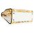 Fendi x Versace Fendace Gold Baroque & White FF Motif Mini Peekaboo - vista 5