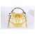 Fendi x Versace Fendace Gold Baroque & White FF Motif Mini Peekaboo - vista 6