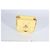 Tess Chloé Mini pochette piatta in pelle gialla Giallo - vista 7