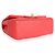 Timeless Chanel Mini Rectangular Classic Flap Bag aus gestepptem Korallen-Lammleder Pink - Ansicht 6
