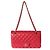 Timeless Borsa Chanel Dark Pink in agnello trapuntato Medium Classic Double Flap Rosa - vista 2
