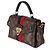 Louis Vuitton Monogram Canvas Georges BB Marrone Rosso Blu - vista 3