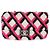 Borsa Chanel Emoticon Single Flap in agnello e shearling fucsia, blu navy e bianco Rosa Multicolore