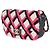Borsa Chanel Emoticon Single Flap in agnello e shearling fucsia, blu navy e bianco Rosa Multicolore - vista 3