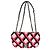 Borsa Chanel Emoticon Single Flap in agnello e shearling fucsia, blu navy e bianco Rosa Multicolore - vista 4