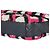Borsa Chanel Emoticon Single Flap in agnello e shearling fucsia, blu navy e bianco Rosa Multicolore - vista 5