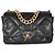 Borsa Chanel 19 Flap in agnello lucido nero grande