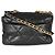 Borsa Chanel 19 Flap in agnello lucido nero grande - vista 4