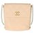 Chanel Beige Quilted Calfskin Small Pearl Chain Hobo