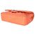 Bolso Chanel Classic Double Flap en piel de cordero acolchado naranja, tamaño Medium - vista 5