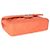 Bolso Chanel Classic Double Flap en piel de cordero acolchado naranja, tamaño Medium - vista 6