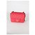 Timeless Chanel Mini Square Flap Bag aus gestepptem Lammleder in Dunkelrosa Pink - Ansicht 7