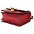 Céline Borsa Small Classic Box in pelle di vitello liscia rossa Celine Rosso - vista 4