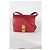 Céline Borsa Small Classic Box in pelle di vitello liscia rossa Celine Rosso - vista 6