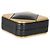 Clutch Chanel Black Lambskin Gold Metal Square CC - vista 2