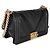 Borsa Chanel Black Calfskin Caviar In The Mix Chevron Old Medium Boy Nero - vista 4