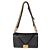Borsa Chanel Black Calfskin Caviar In The Mix Chevron Old Medium Boy Nero - vista 5