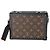 Clutch Louis Vuitton Monogram Macassar Canvas Marrone