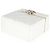 Mini Box Clutch Chanel 22P in agnello trapuntato bianco - vista 5