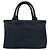Borsa a Spalla Prada Canapa - Tela Nera Nero - vista 3