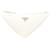 Borsa a tracolla doppia Triangle Prada Nero Bianco - vista 3
