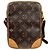 Borsa a Spalla Louis Vuitton Danube Monogram Marrone - vista 3