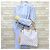 Borsa a Spalla Louis Vuitton Graceful PM Damier Azur Bianco - vista 3