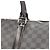 Borsa Boston Louis Vuitton Keepall Bandoulière 45 Damier Graphite Marrone Nero - vista 11