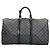 Borsa Boston Louis Vuitton Keepall Bandoulière 45 Damier Graphite Marrone Nero - vista 3