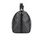 Borsa Boston Louis Vuitton Keepall Bandoulière 45 Damier Graphite Marrone Nero - vista 4