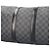 Borsa Boston Louis Vuitton Keepall Bandoulière 45 Damier Graphite Marrone Nero - vista 8