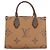 Borsa a Spalla Louis Vuitton OnTheGo PM Monogram Giant Marrone - vista 3