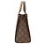 Borsa a Spalla Louis Vuitton OnTheGo PM Monogram Giant Marrone - vista 4