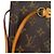 Borsa Tote Louis Vuitton Neverfull MM Monogram Marrone - vista 14