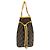 Borsa Tote Louis Vuitton Neverfull MM Monogram Marrone - vista 4