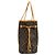 Borsa Tote Louis Vuitton Neverfull MM Monogram Marrone - vista 5